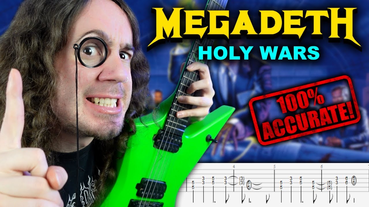 Как ДЕЙСТВИТЕЛЬНО играть соло HOLY WARS (с табулатурами!)