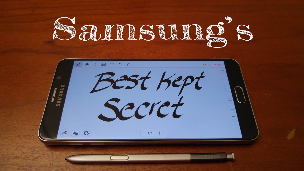 Samsung's best kept secret on the Galaxy Note 5 (S Note In Depth Review)