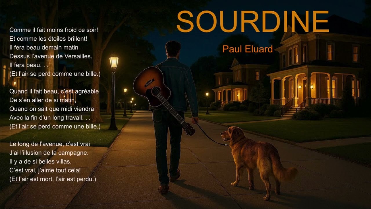 Sourdine (Paul Eluard) CHANSON