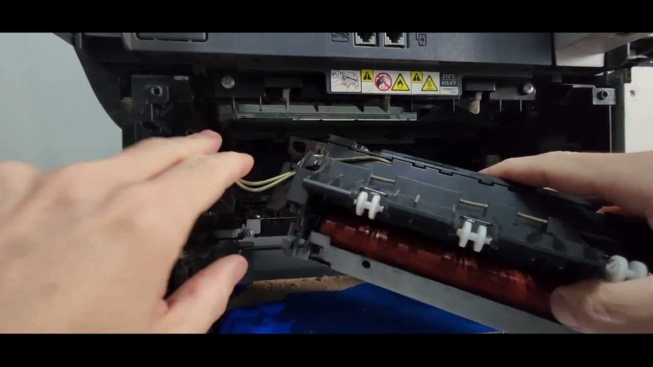 Como retirar e colocar fusor impressora brother MFC 7440 7840 DCP 7040 HL 2140