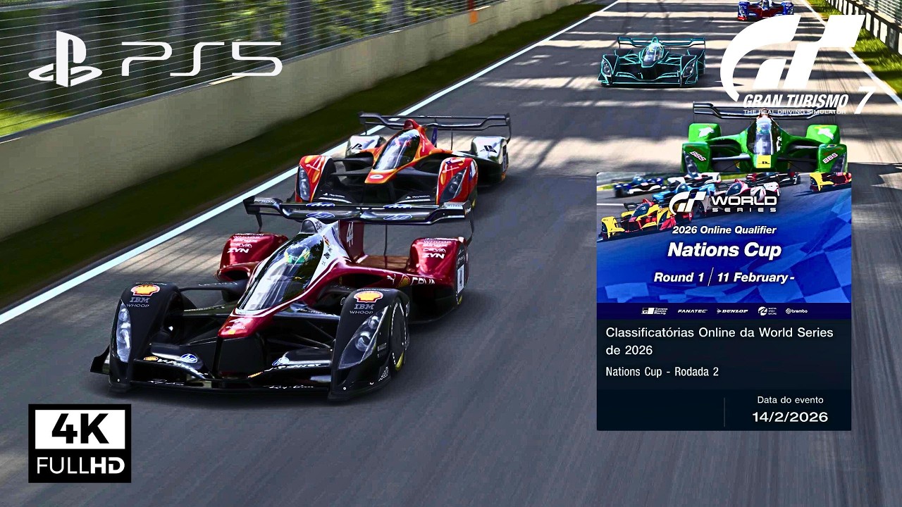 Gran Turismo 7 | World Series 2026 | Qualifier | Nations Cup | Rodada 2 | PS5 Gameplay 4k