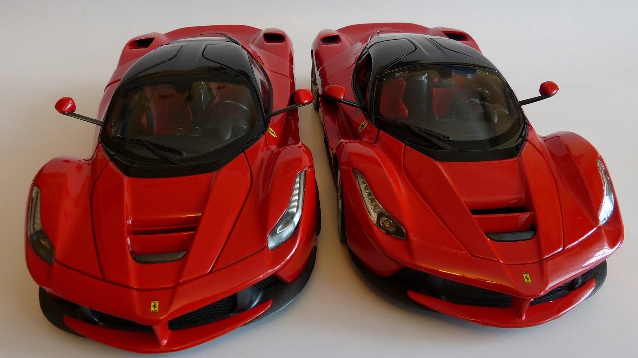 1:18 Ferrari LaFerrari Hot Wheels Elite vs. Bburago (Race&Play) Comparison