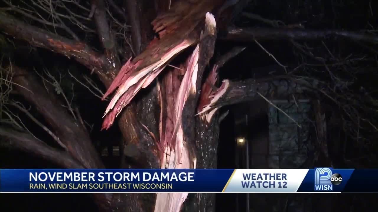 November storm causes damage across SE Wisconsin