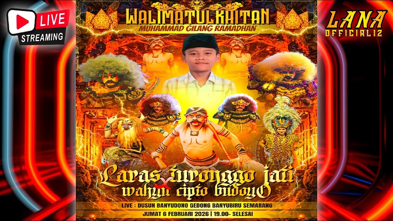 LIVE WAROK WCB WAHYU CIPTO BUDOYO - LARAS TURONGGO JATI BANYUDONO GEDONG BANYUBIRU SEMARANG