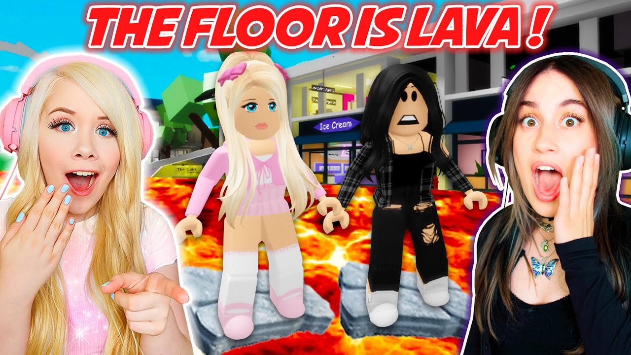 THE FLOOR IS LAVA IN ROBLOX!