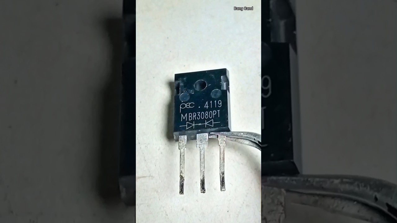 Measuring the MBR3080PT Diode with an Analog Multimeter. #diodes #fyp