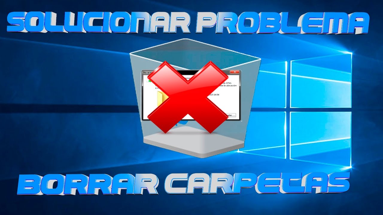 BORRAR carpetas IMBORRABLES SIN PROGRAMAS 2025