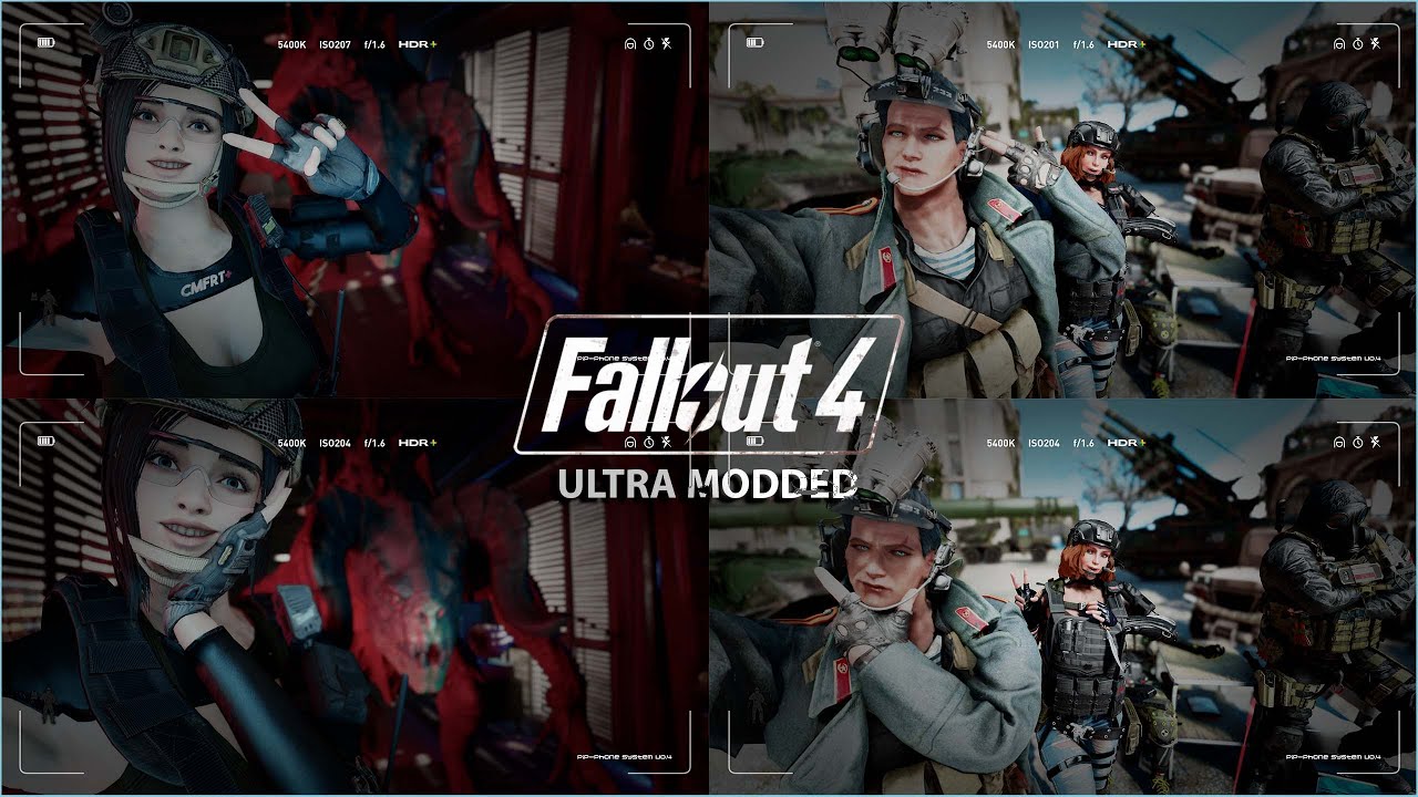 Fallout 4 with 500+ MODS | Gameplay
