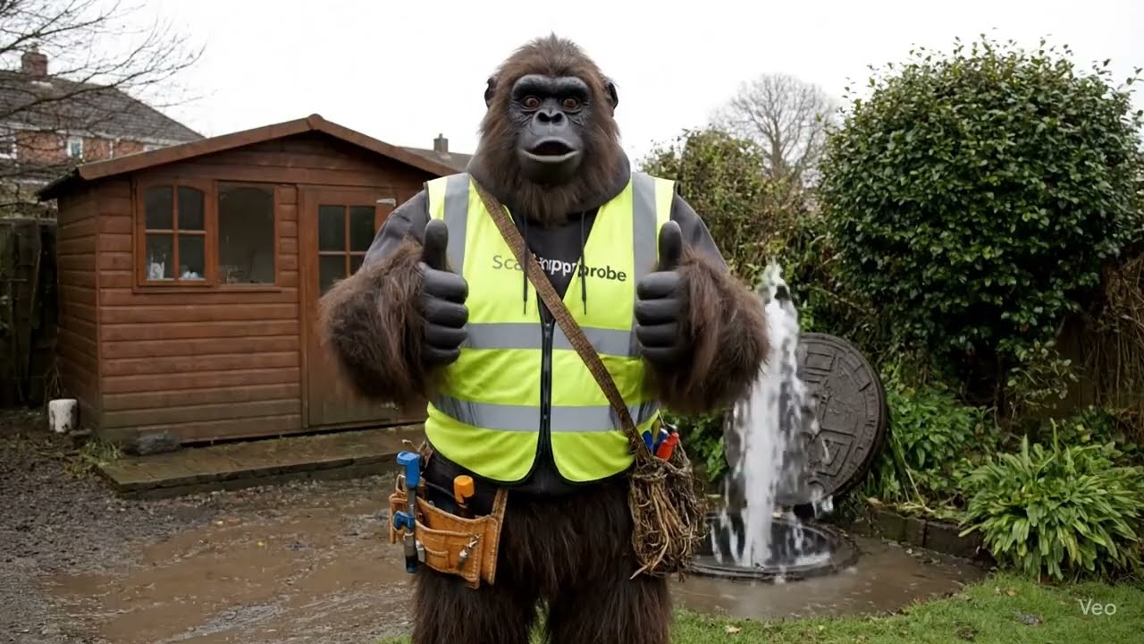 Bigfoot Tries Relining a Pipe 😅 | Scanprobe Techniques LTD #shorts