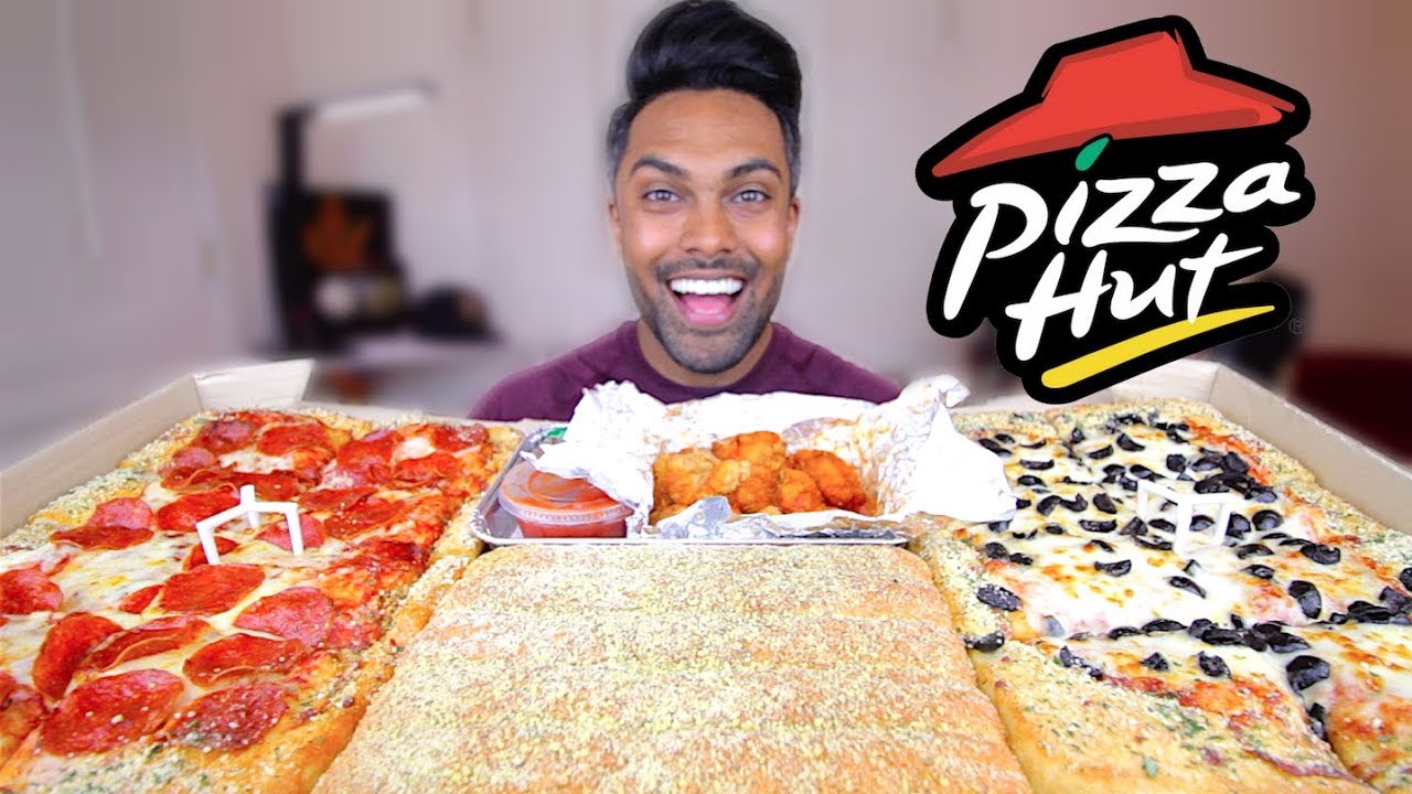PIZZA HUT BIG DINNER BOX | MUKBANG
