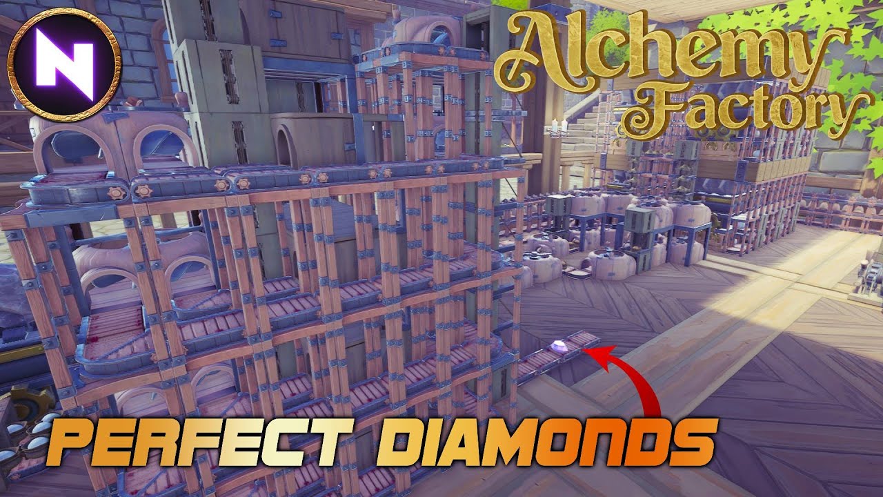 Turning SAND Into DIAMONDS in Alchemy Factory | 09 | Lets Play
