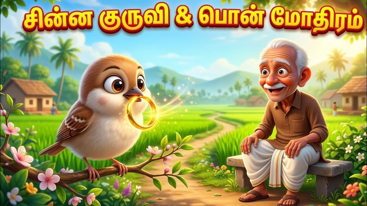 சின்ன குருவி மற்றும் பொன் மோதிரம் 🐦 | Kids Story in Tamil | Tamil Stories for Kids | bublootvkids