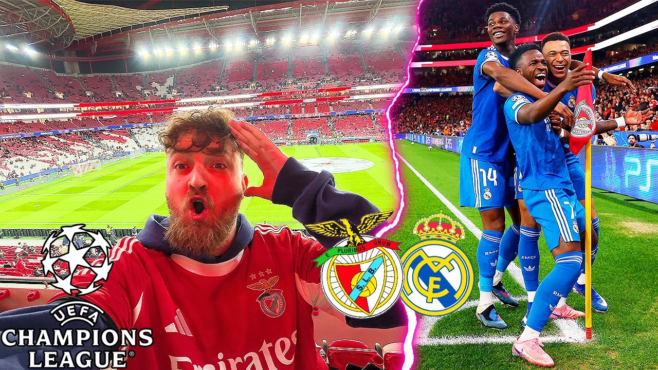 Benfica vs. Real Madrid - UCL Stadionvlog 🔥 | FAST SPIELABBRUCH NACH VINI TRAUMTOR 🚨 | ViscaBarca