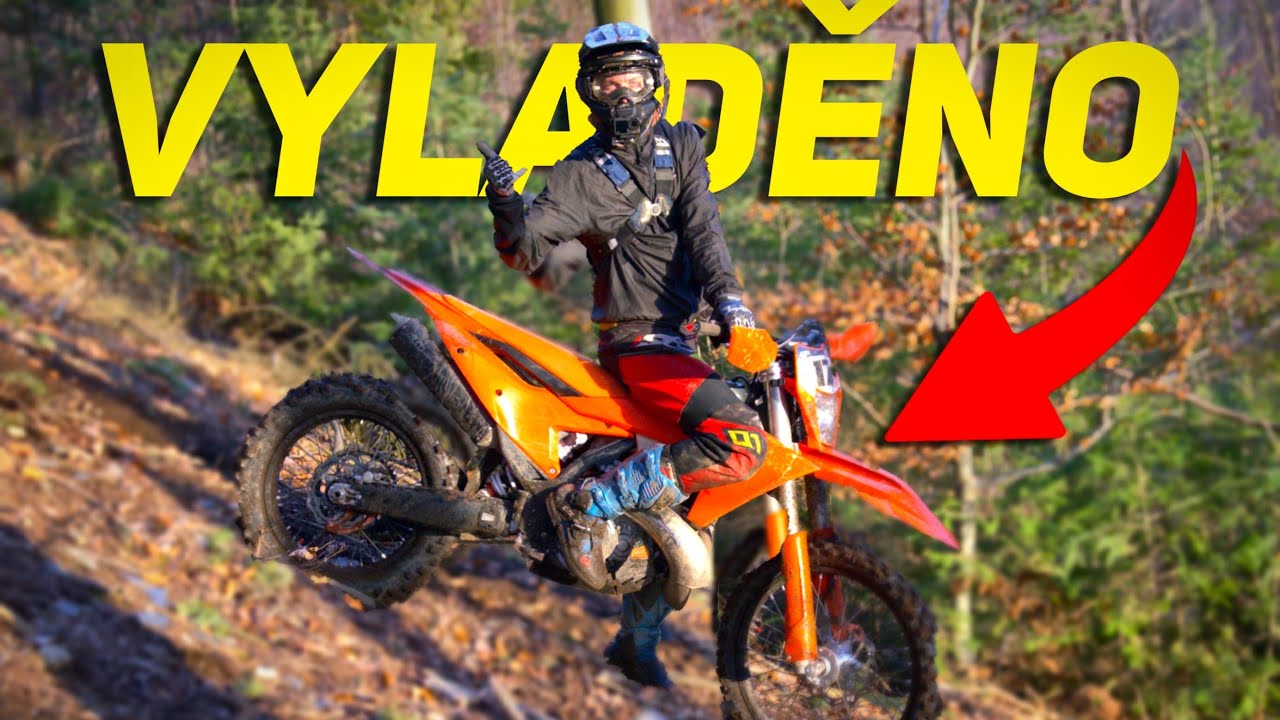 EXTR&Eacute;MN&Iacute; SK&Aacute;LY🥵 Motorka t&eacute;měř vyladěn&aacute;✔️(Ktm exc300 2024)