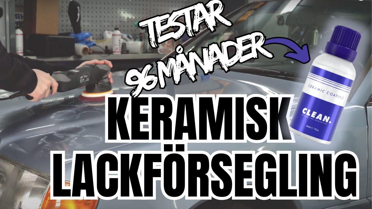 Så här applicerar du en 8-årig keramisk coating från Clean och polerar bilen inför våren!