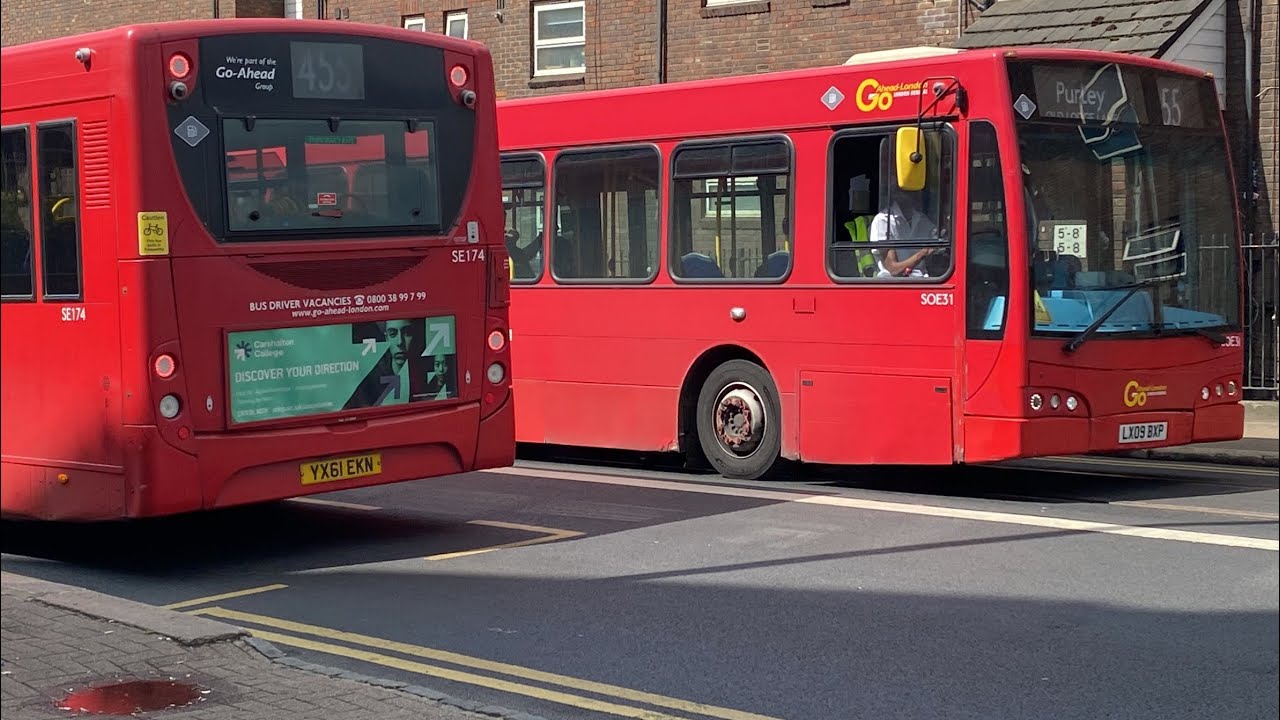 Bus spots at Ruskin Road on 455&rsquo;s to Wallington Station (SE174) & Purley Old Lodge Lane (SOE31)