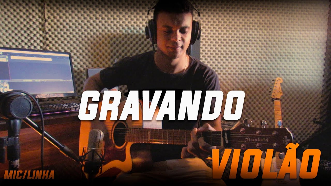 GRAVA&Ccedil;&Atilde;O DE VIOL&Atilde;O EM LINHA E MICROFONADO