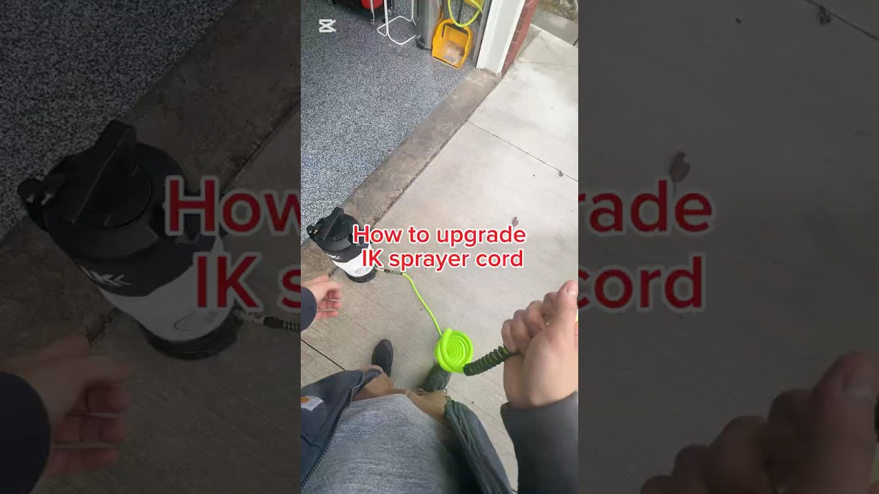 How to upgrade your Ik sprayer 