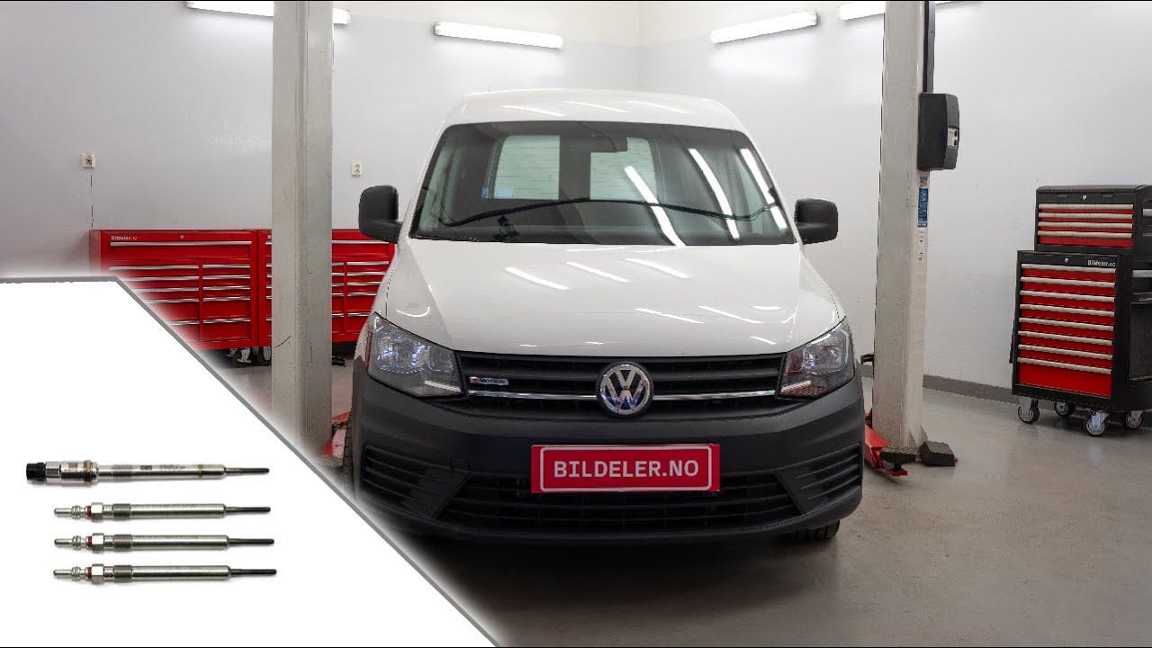 Volkswagen Caddy(IV): Hvordan bytte glødeplugger - 2016 og nyere