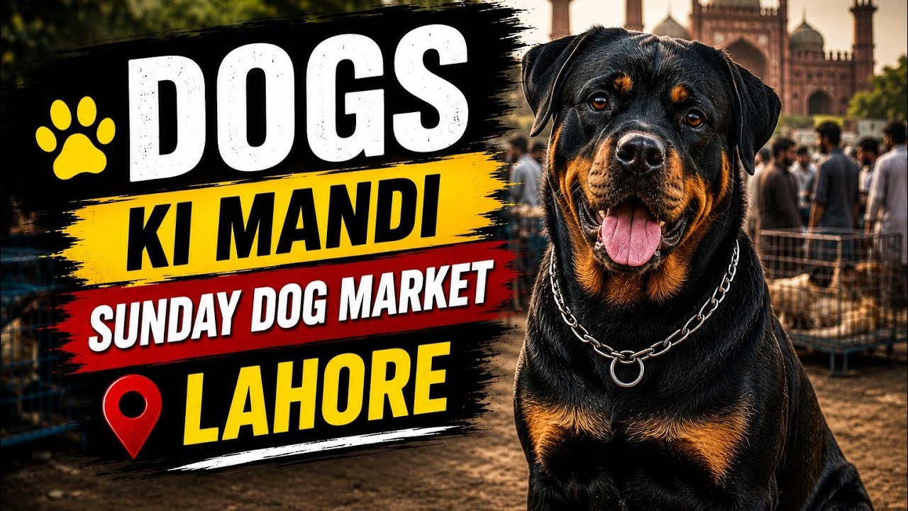 Sunday Dog Market Lahore 🐶 | Dogs Ki Mandi Tollinton Market Lahore | Lahori Dog Market | 10 May 2026
