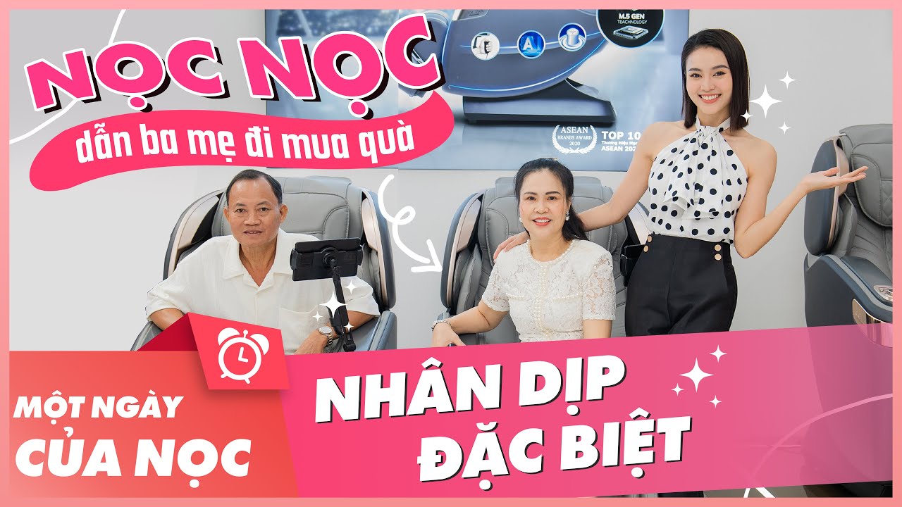 Nọc Nọc dẫn ba mẹ đi mua quà nhân dịp đặc biệt| Một ngày của Nọc