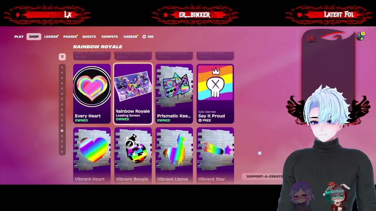 [18+] FORTNITE W/ @jinxer_binxer !! | BIG STREAMER COLLAB