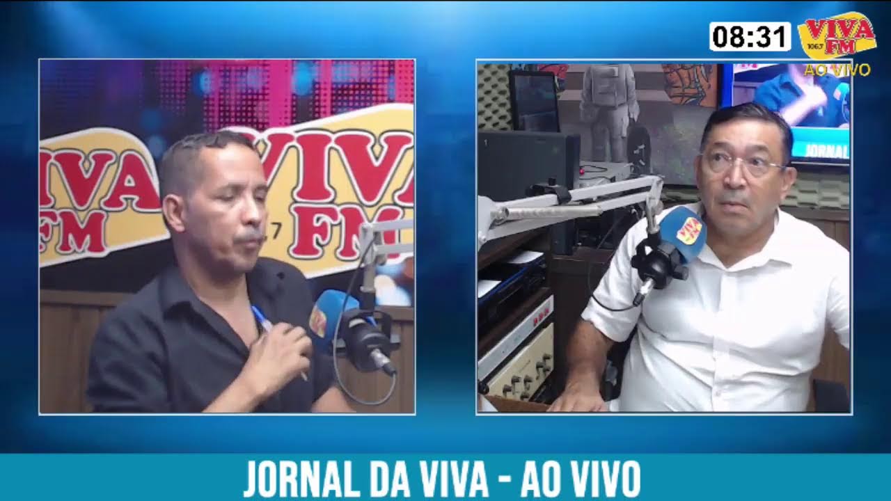 TRANSMISSÃO AO VIVO DA RONDA POLICIAL / JORNAL DA VIVA - NA VIVA FM ARAÇATUBA