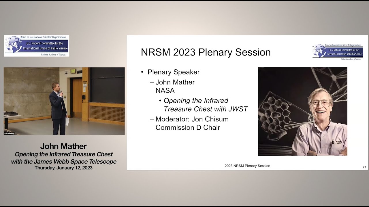 2023 USNC-URSI NRSM Plenary Session | Dr. John Mather