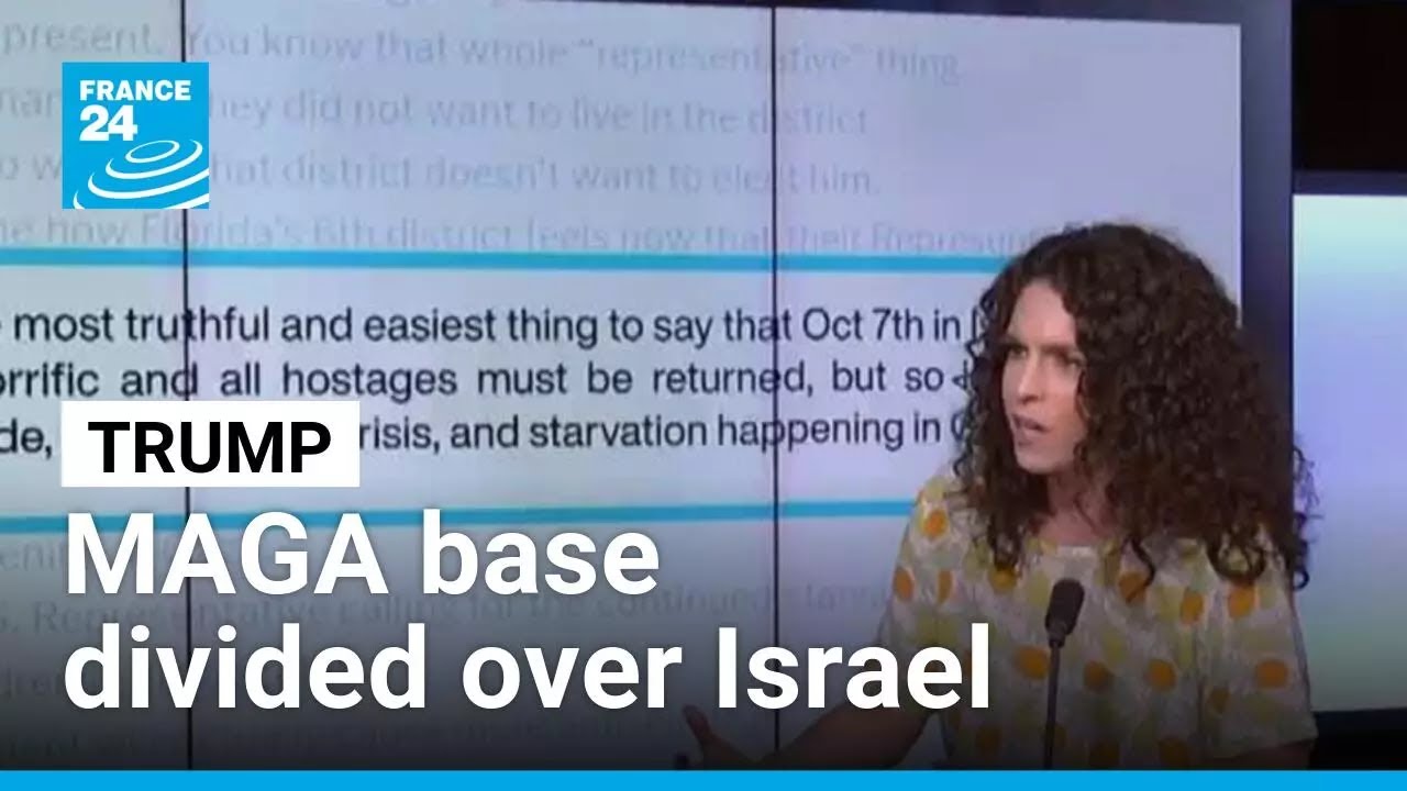 War in Gaza: Washington’s support for Israel is dividing the MAGA camp • FRANCE 24 English
