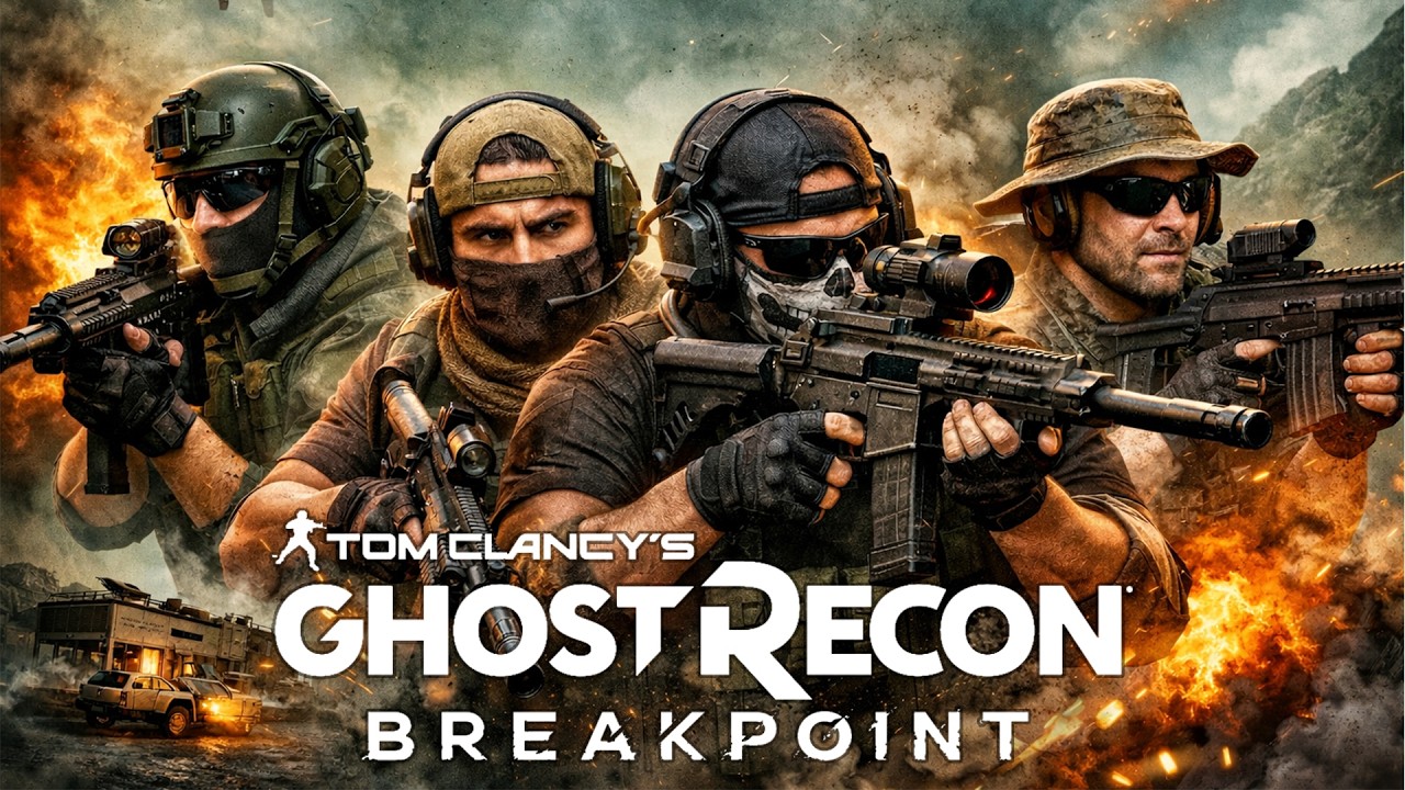 4-Man Squad Goes Full Tactical in Ghost Recon Breakpoint! 💥 | Ultimate Co-Op Chaos