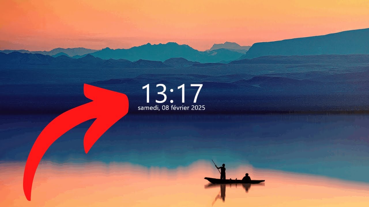 Comment Afficher l'Heure sur le Bureau de Windows 10/11 ?