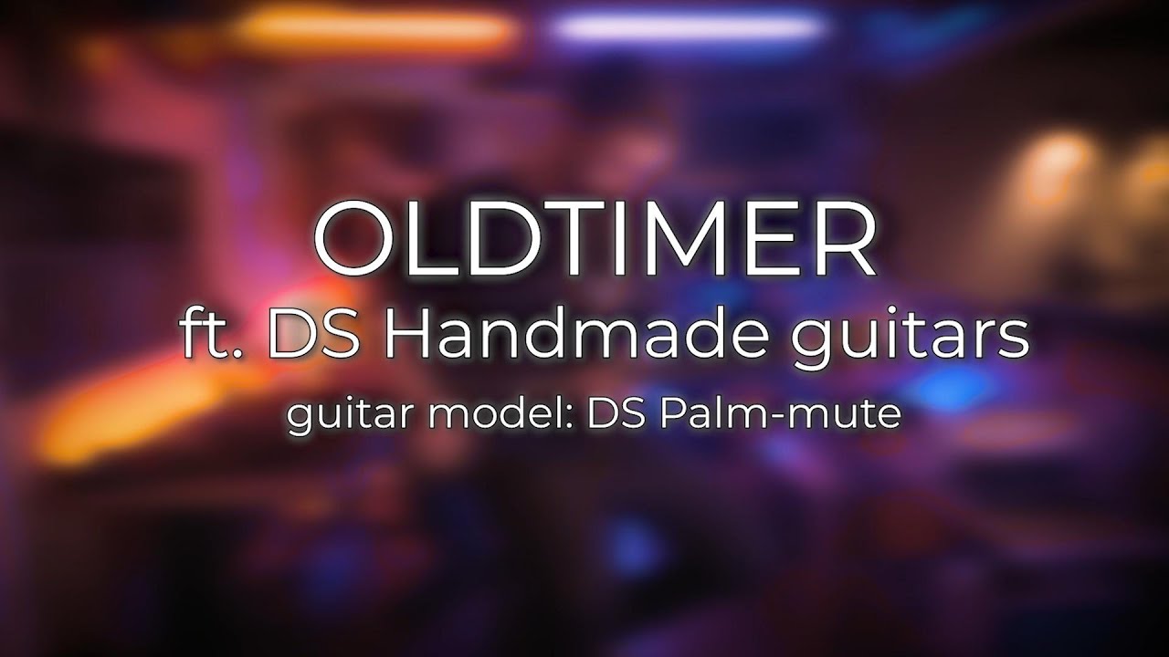 OLDTIMER X DS handmade guitars - PALM MUTE