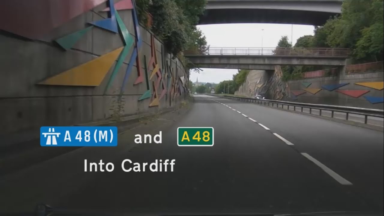 [GB] A48(M) and A48 into Cardiff