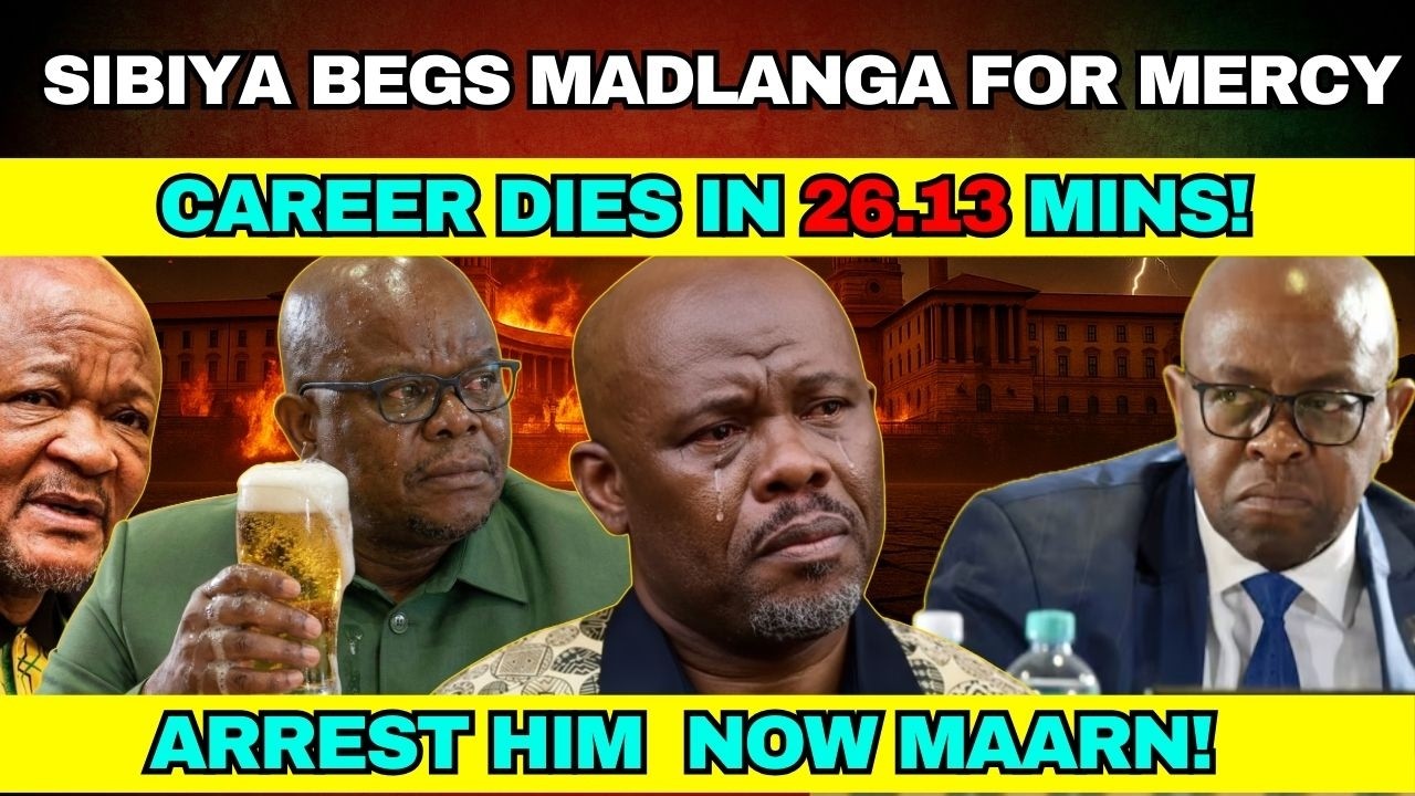 Sibiya BEGS Madlanga For Mercy - Career DIES In 10 Mins!
