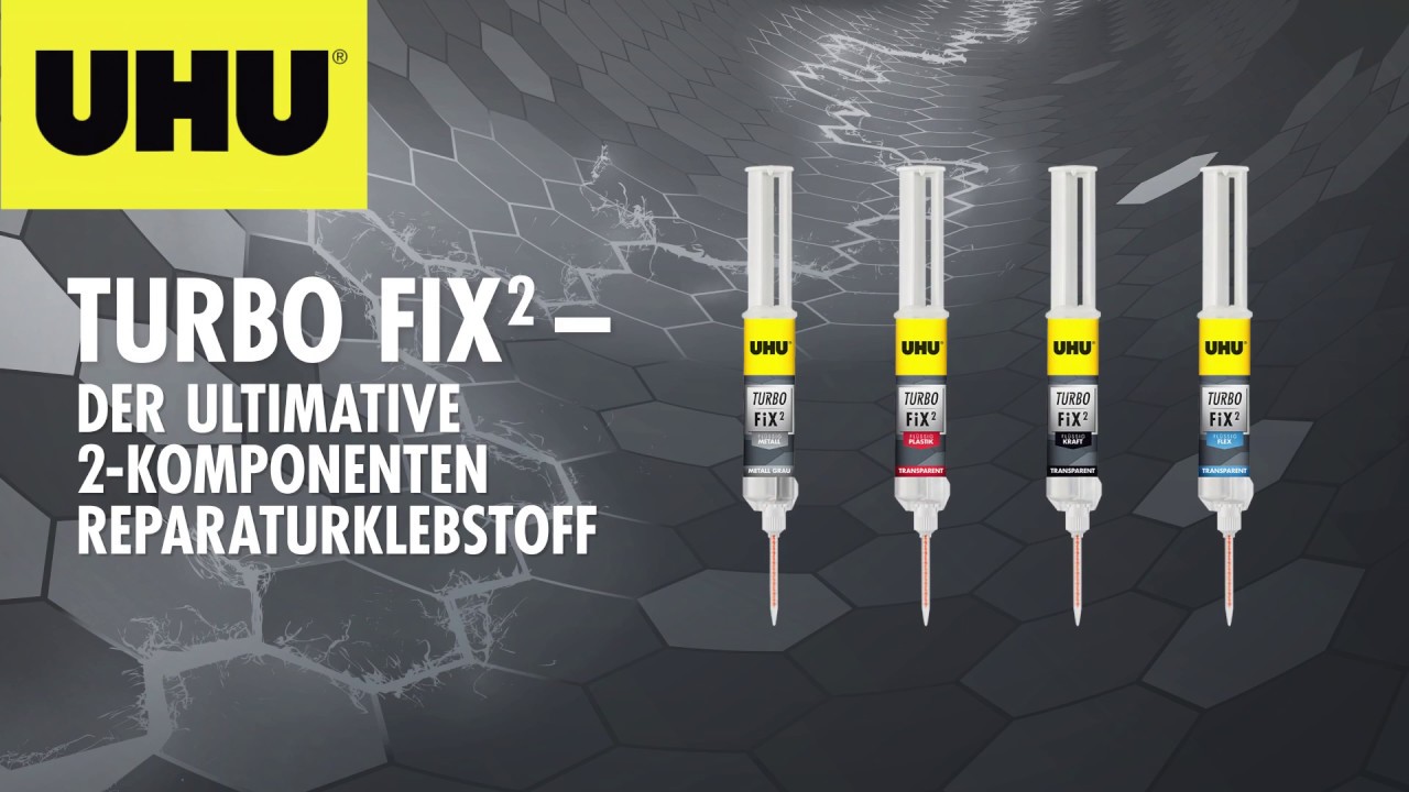 UHU Turbo Fix² Anwendung // Der ultimative 2-Komponentenklebstoff