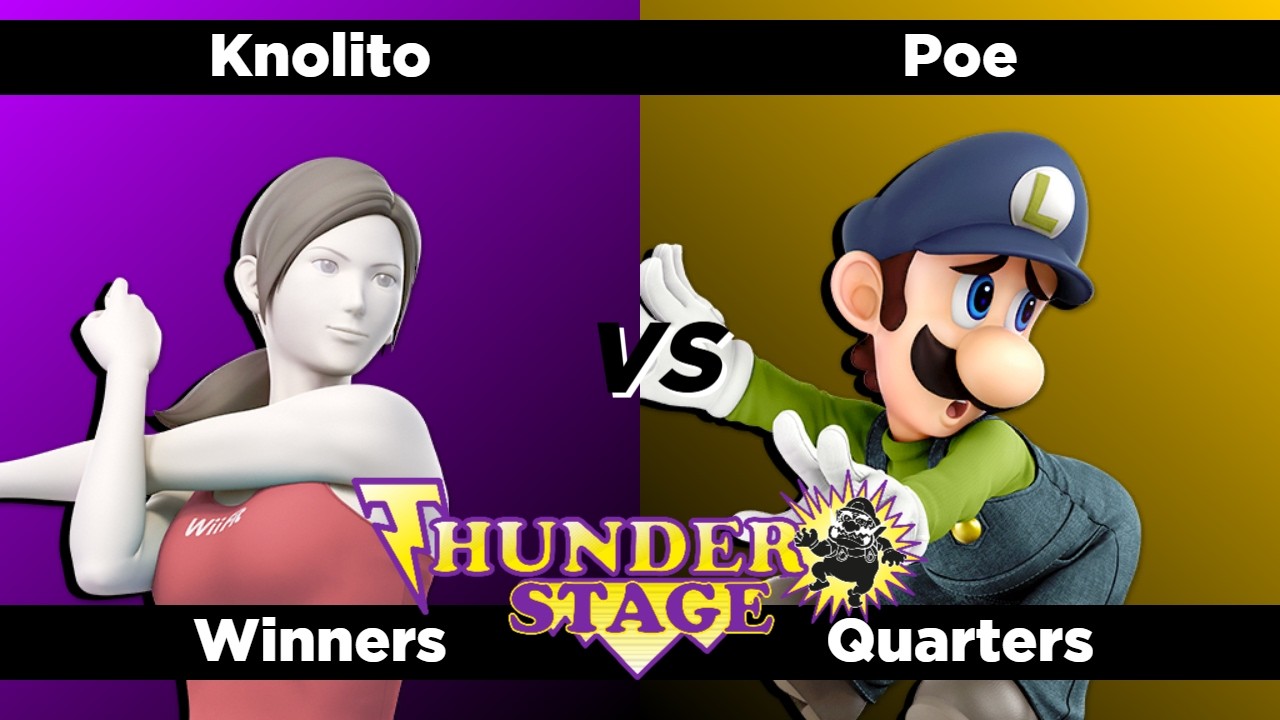 TS 89 - Knolito (Luigi, Wii Fit Trainer) Vs. Poe (Luigi) Smash Ultimate - SSBU