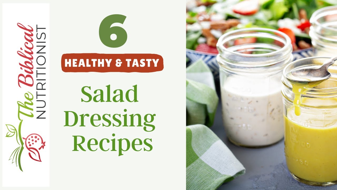 6 Easy & Healthy Salad Dressing Recipes You Should Make Today!