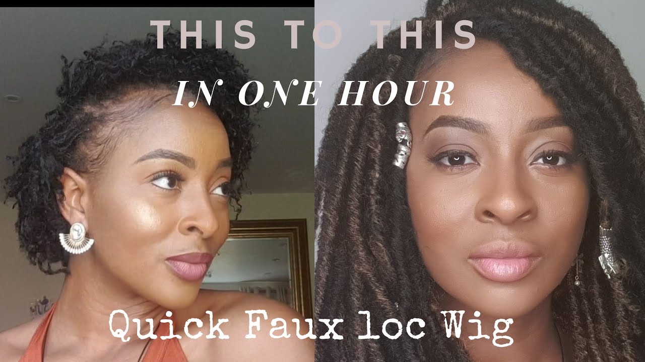 Quick Faux Loc Wig - IN 1 HOUR!!! COST $45
