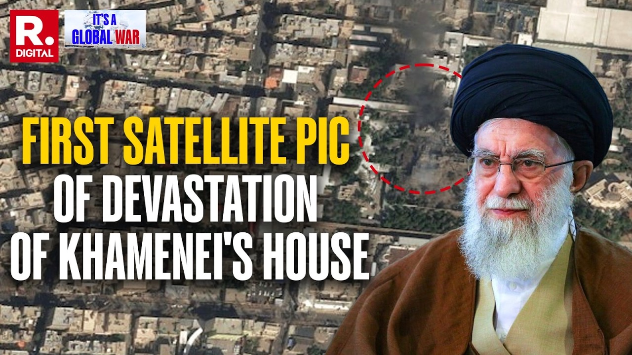 BREAKING: Satellite Image Shows Devastation At Iran's Supreme Leader Khamenei's House