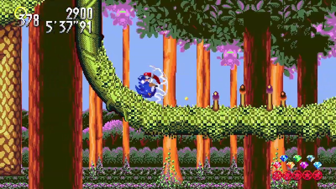 Sonic 3 A.I.R. - D.A. Garden Edition - Score Attack - Mushroom Hill Zone Act 1 - 73700 pts (Sonic)