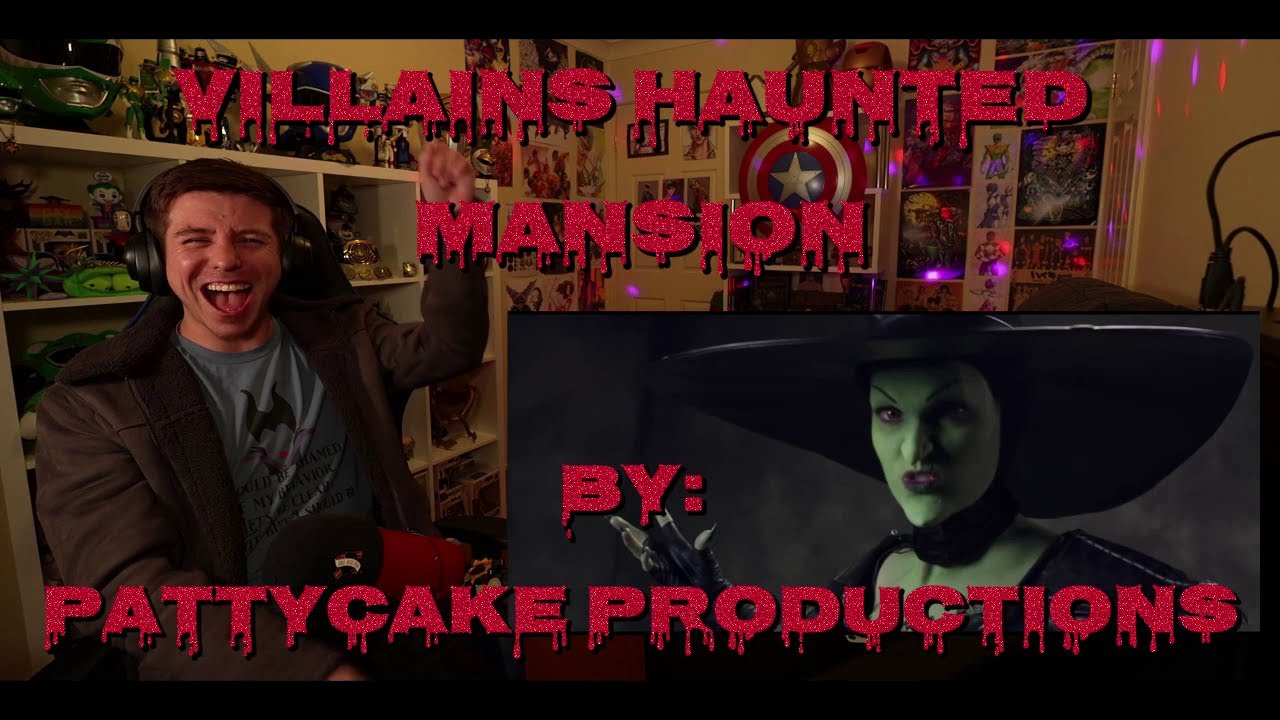 PATTYCAKE NEED TO MAKE MOVIES!!!! Blind reaction to PattyCake Productions - Villains Haunted Mansion