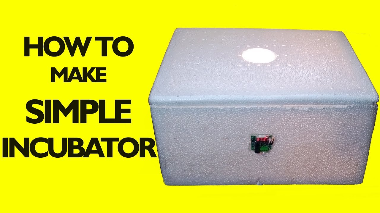 Homemade Incubator || How to Make an Egg Incubator || incubator for chicken eggs