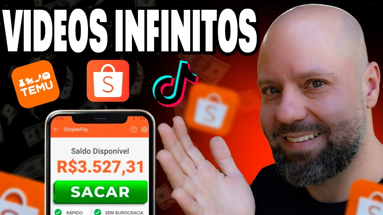 COMO CONSEGUIR VÍDEOS INFINITOS PRONTOS PARA AFILIADO SHOPEE, TEMU, TIKTOK SHOP (DINHEIRO ONLINE)