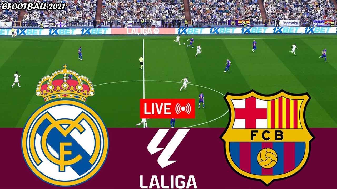 [LIVE] Real Madrid vs Barcelona La Liga 25/26 Full Match - Video Game Simulation