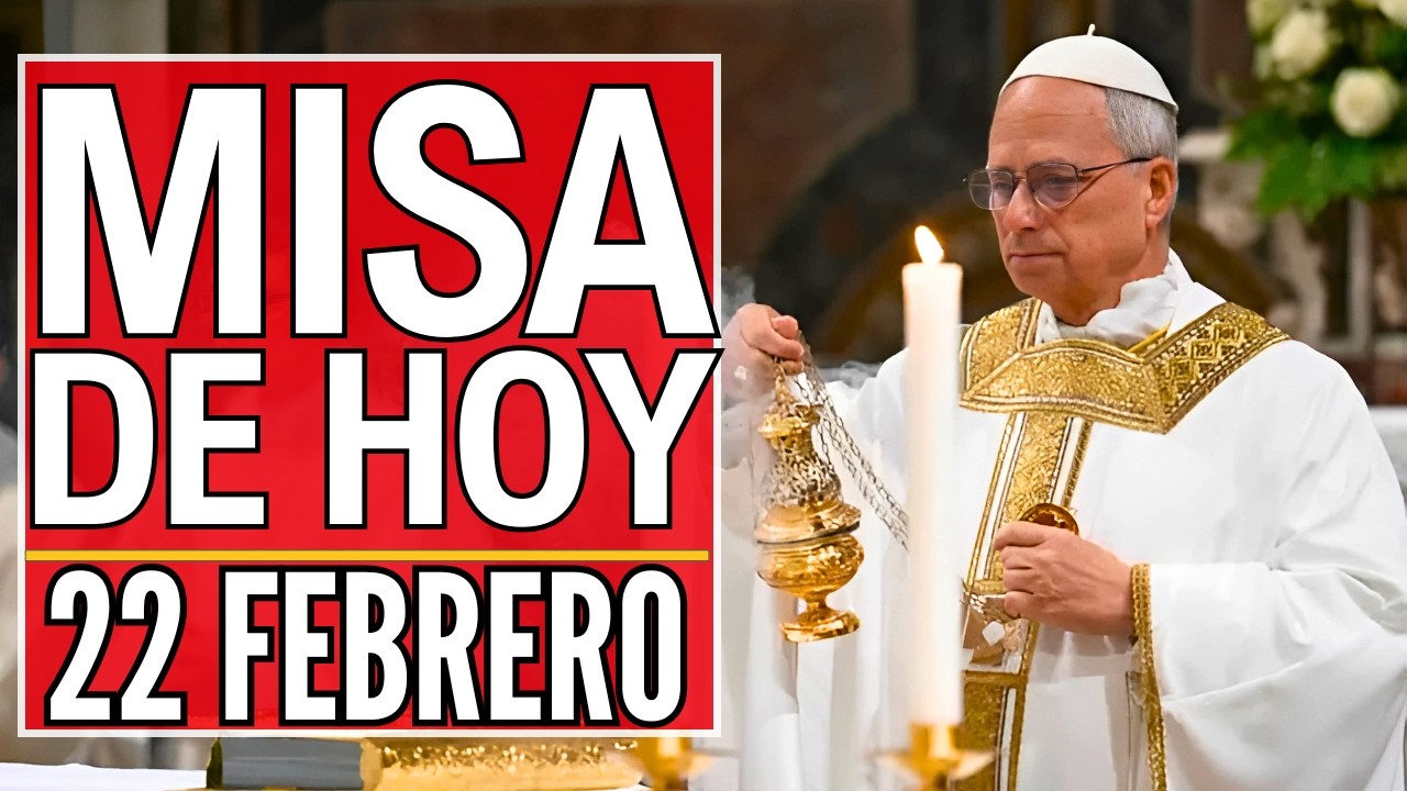 MISA DE HOY 22 de Febrero 2026 🙏 I Domingo de Cuaresma | 