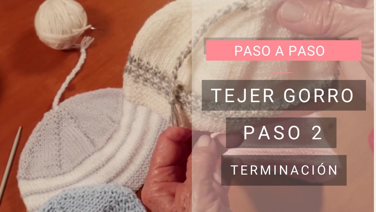 Cómo tejer un Gorro Paso 2 💁‍♀ Tejiendo Bien y Fácil con Dos Agujas