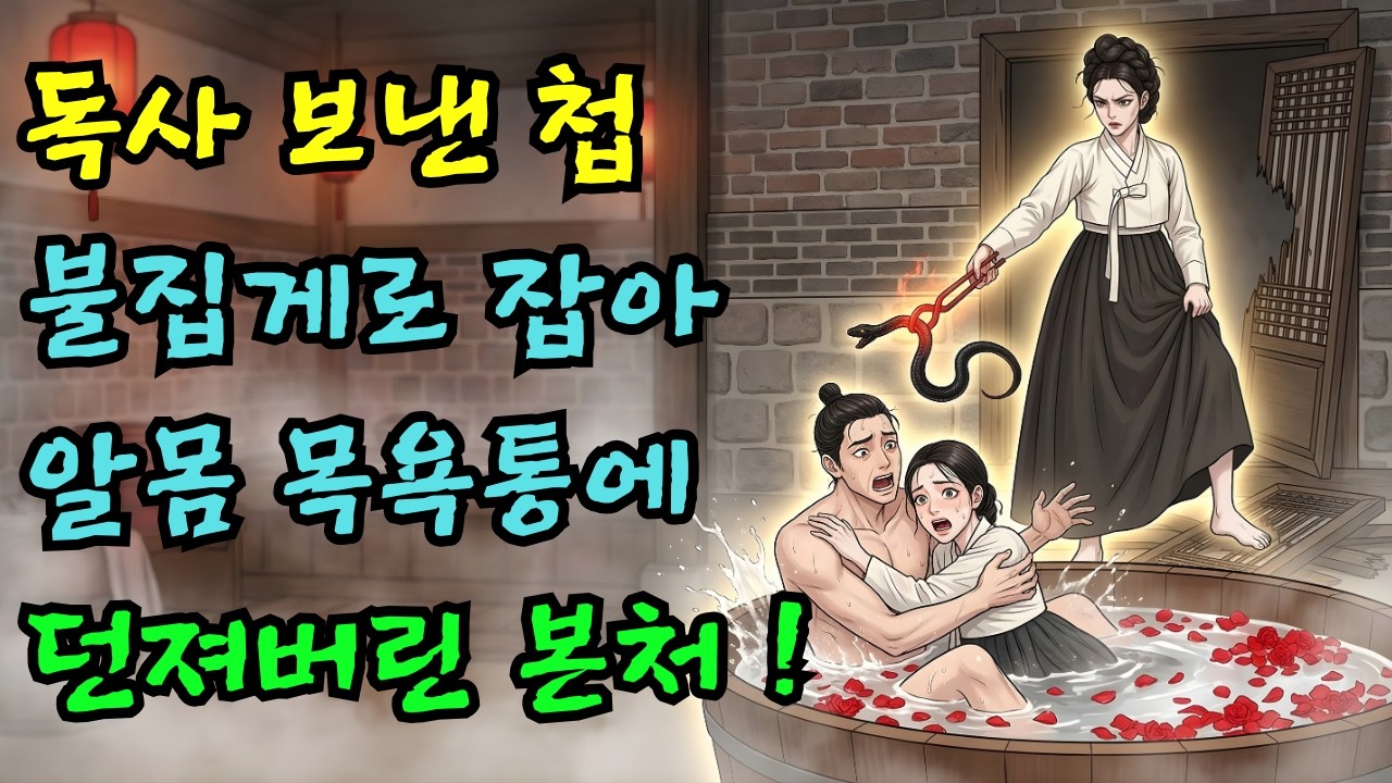 남편과 첩의 합방 날, 독사를 든 아내의 소름 돋는 반격 | 윤씨의 참교육 |야담·민담·전설·설화·옛날이야기·야사·오디오북