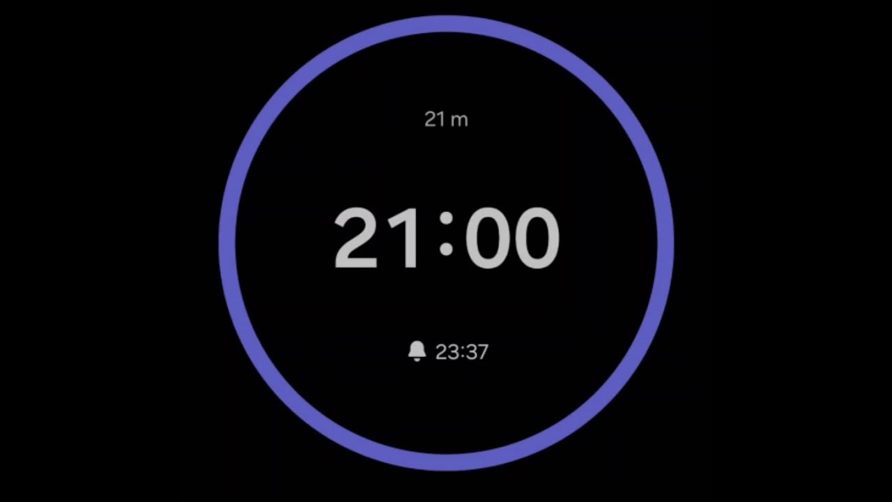 21 Minute Countdown Timer 
