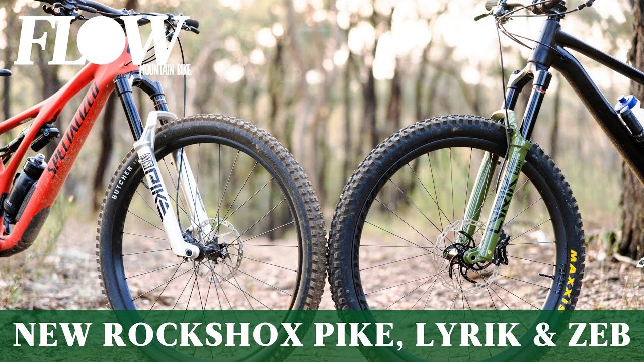 NEW 2023 RockShox Pike, Lyrik & Zeb Forks, AND Super Deluxe Air & Coil Shocks | Flow's First Ride
