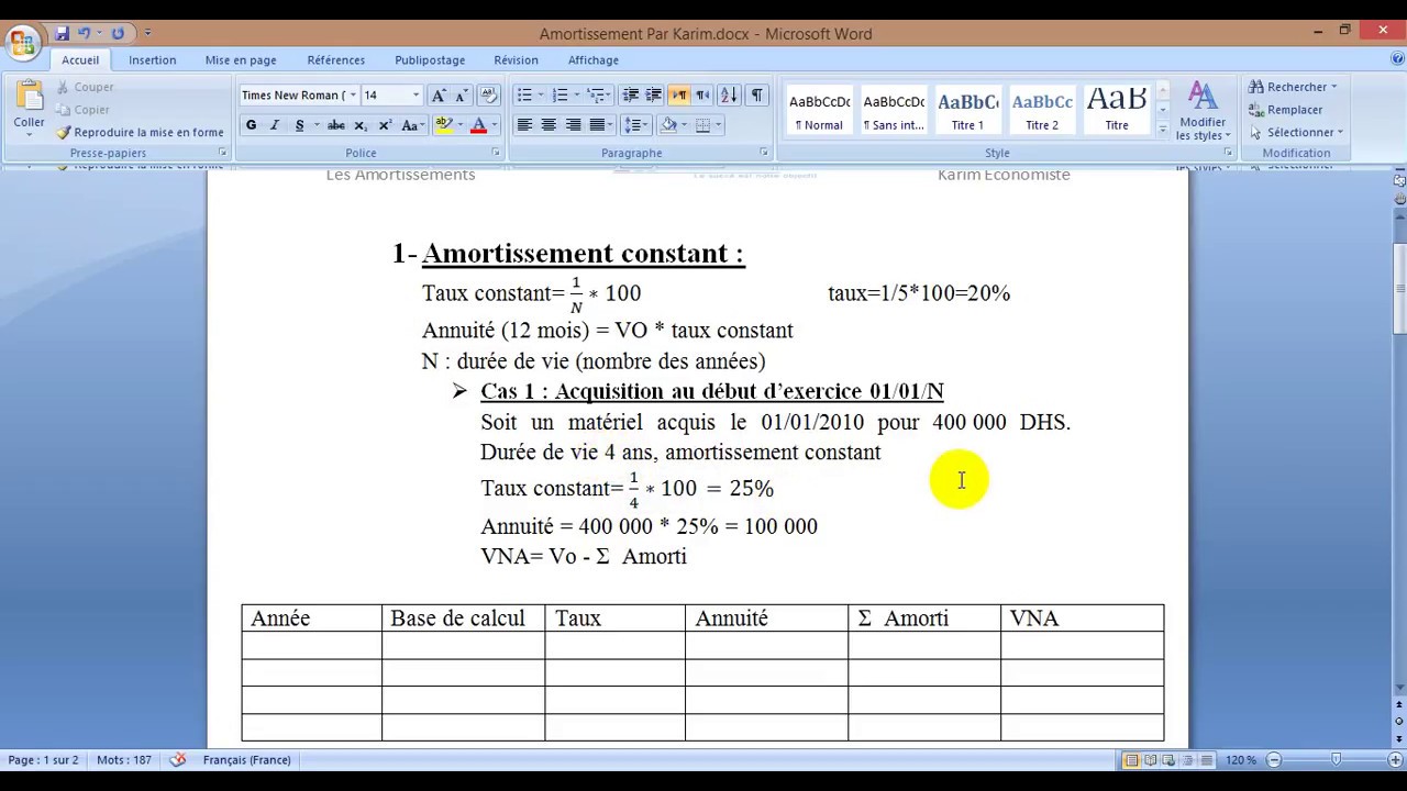 comptabilité générale S2 